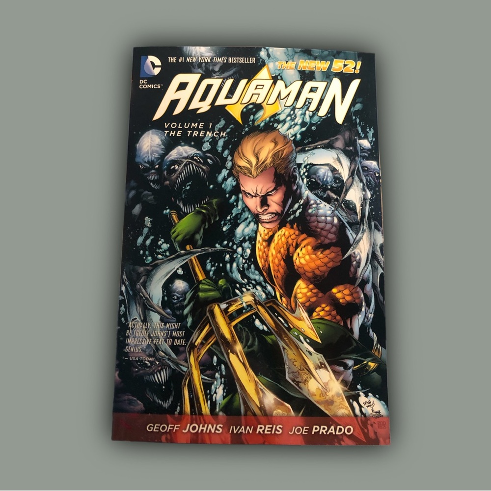 📚 4/$40 Aquaman Vol. 1: The Trench (The New 52). Dc comics.